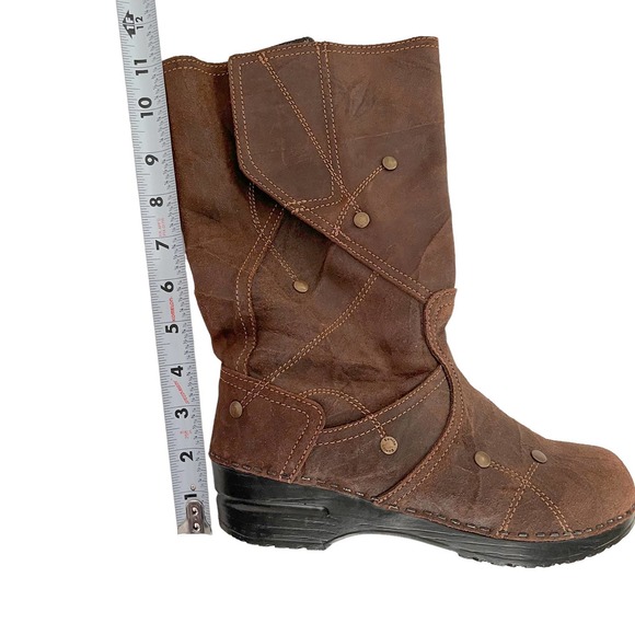 Sanita Danish Clog Style Leather boots women size EU37/US6.5-7 - Picture 11 of 14
